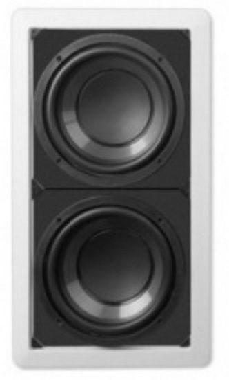 Atlantic Technology IWTS 8E SUB High Performance THX-Ultra bass--flush in 2 x 4 inches wall construction, In-wall sub, totally hidden from view, Dual 8 inches woofers; Requires SA-380 Amplifier IN-BOX-8eSUB Back box in-wall enclosure- Both sold separately; 20Hz - 100Hz  3dB typical, in room Frequency Response, UPC 748607208589 (IWTS 8E SUB IWTS-8E-SUB IWTS8ESUB)